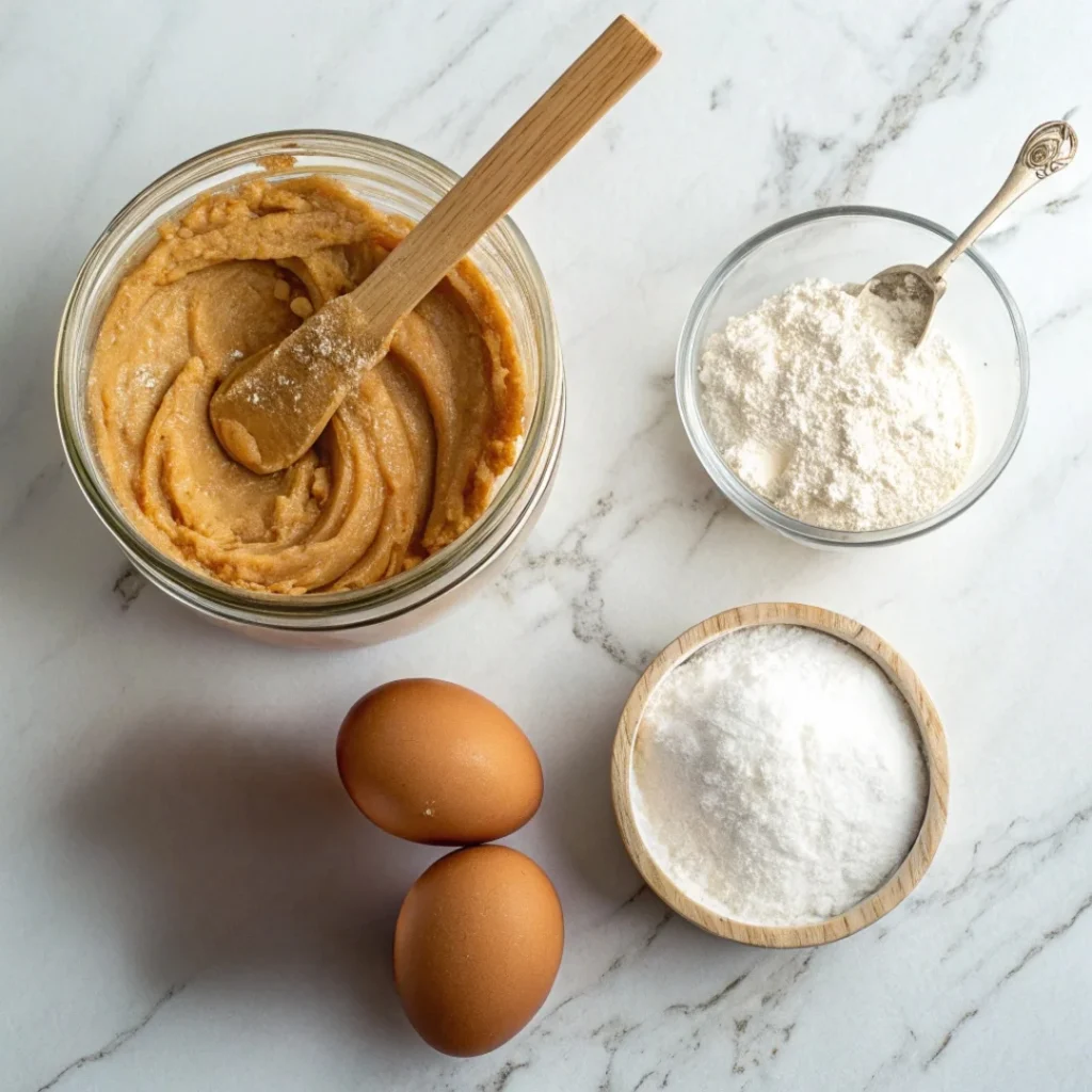  the 4 Ingredients in Peanut Butter Cookies
