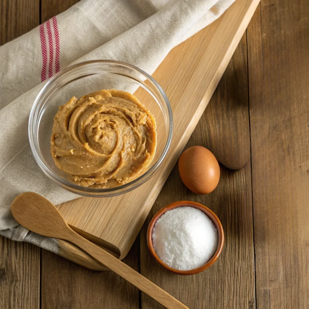 3 ingredient peanut butter cookies