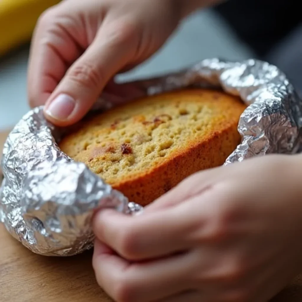 Properly wrapping banana bread for freezing