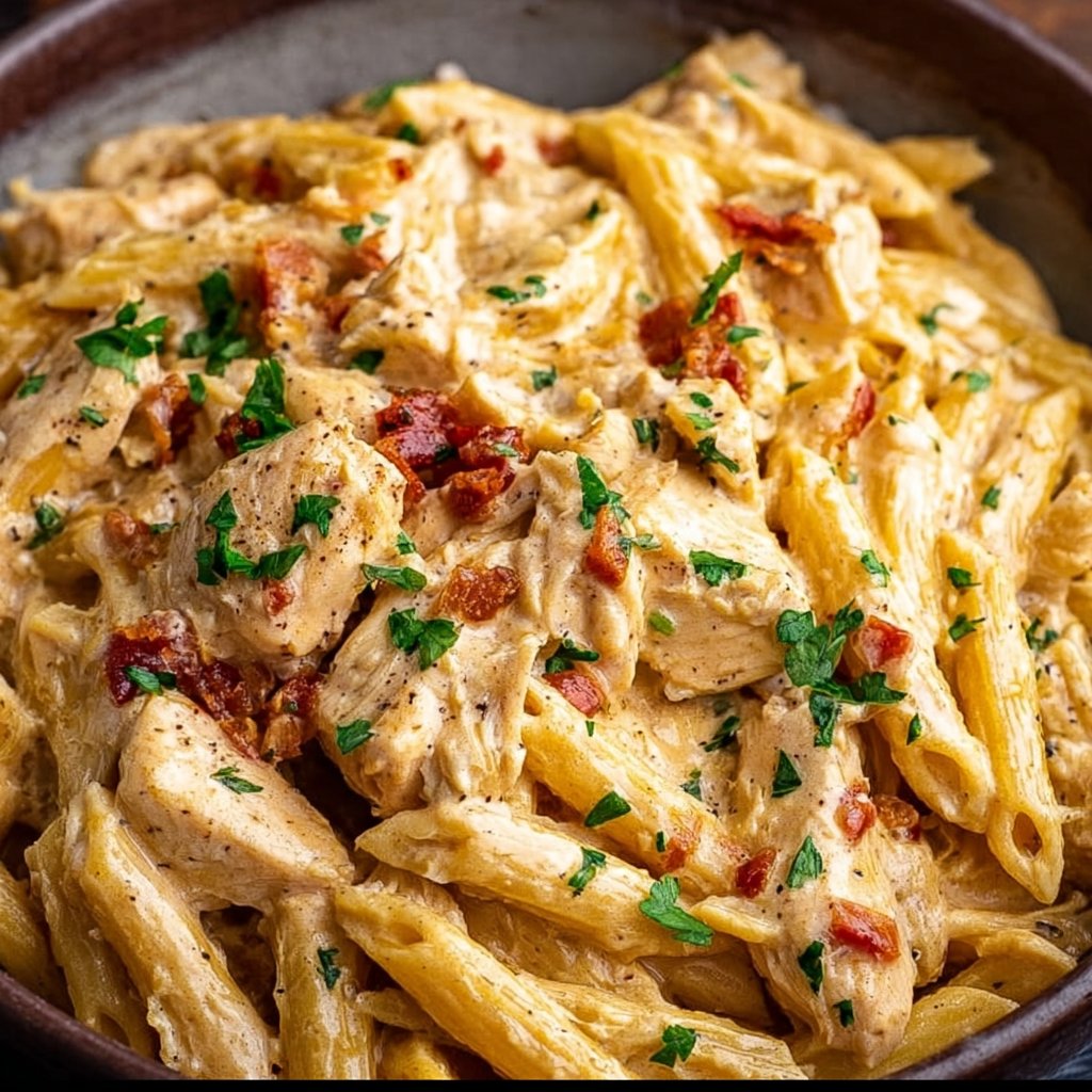 Crock Pot Creamy Cajun Chicken Pasta: Easy & Flavorful Dinner