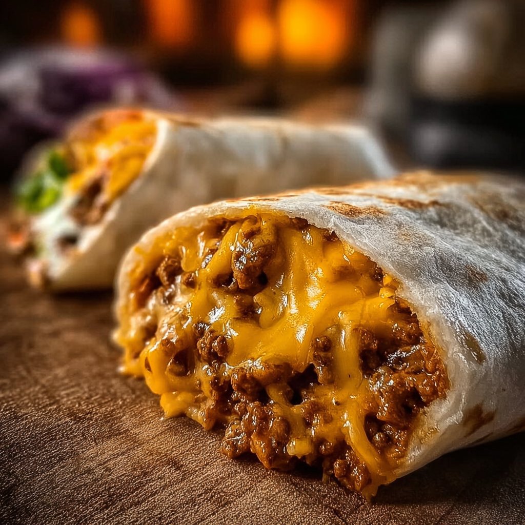 Loaded Taco Bell Beefy Melt Burrito