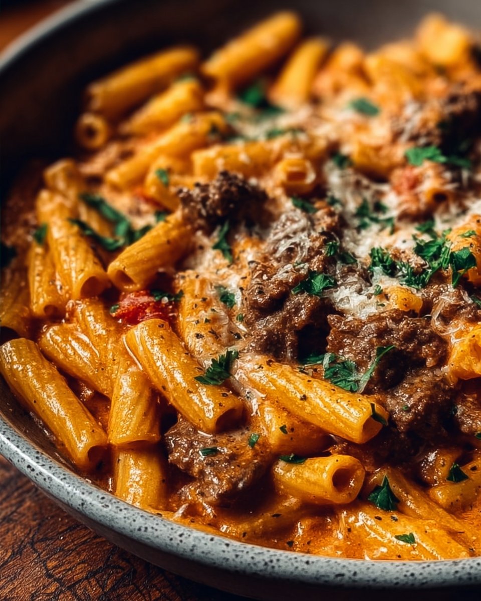 High Protein Creamy Beef Pasta: A Quick and Nourishing Weeknight Dinner