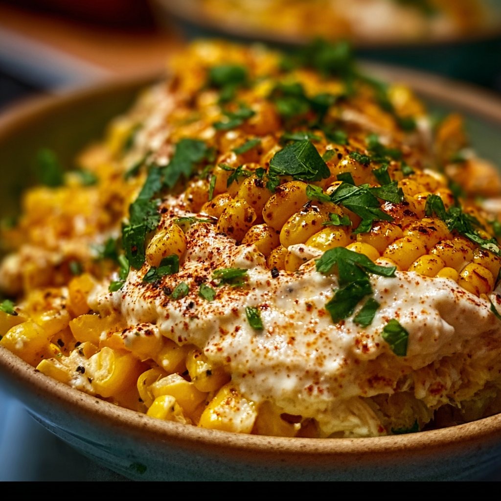 Slow Cooker Street Corn Chicken: Creamy Comfort in Every Bite