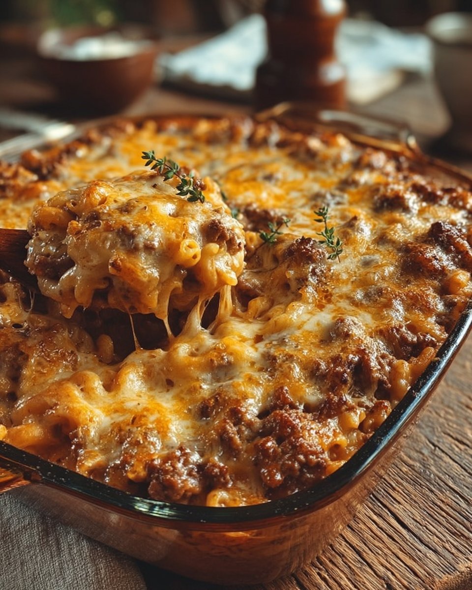 Cheesy Hamburger Casserole