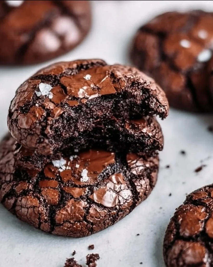 Gourmet brownie cookies with chocolate chunks and a chewy texture