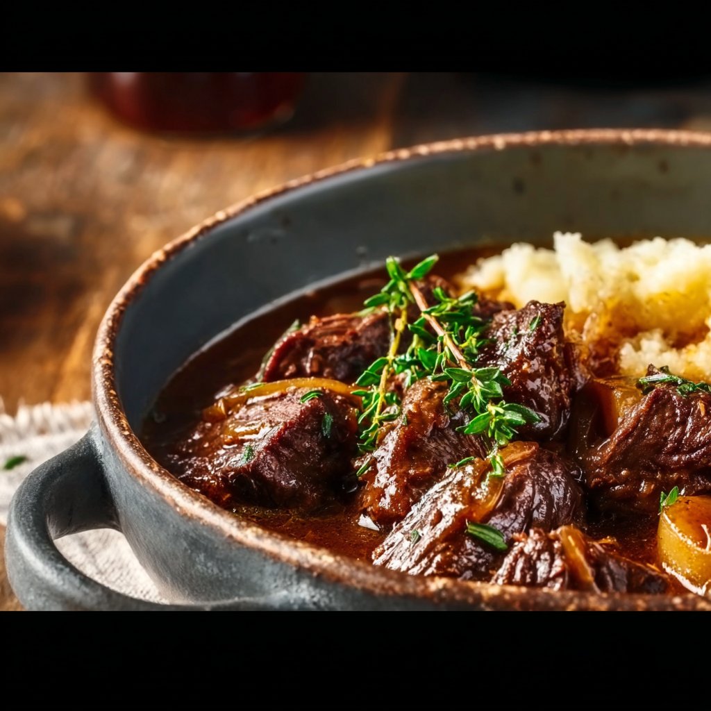 Slow Cooker Beef Manhattan