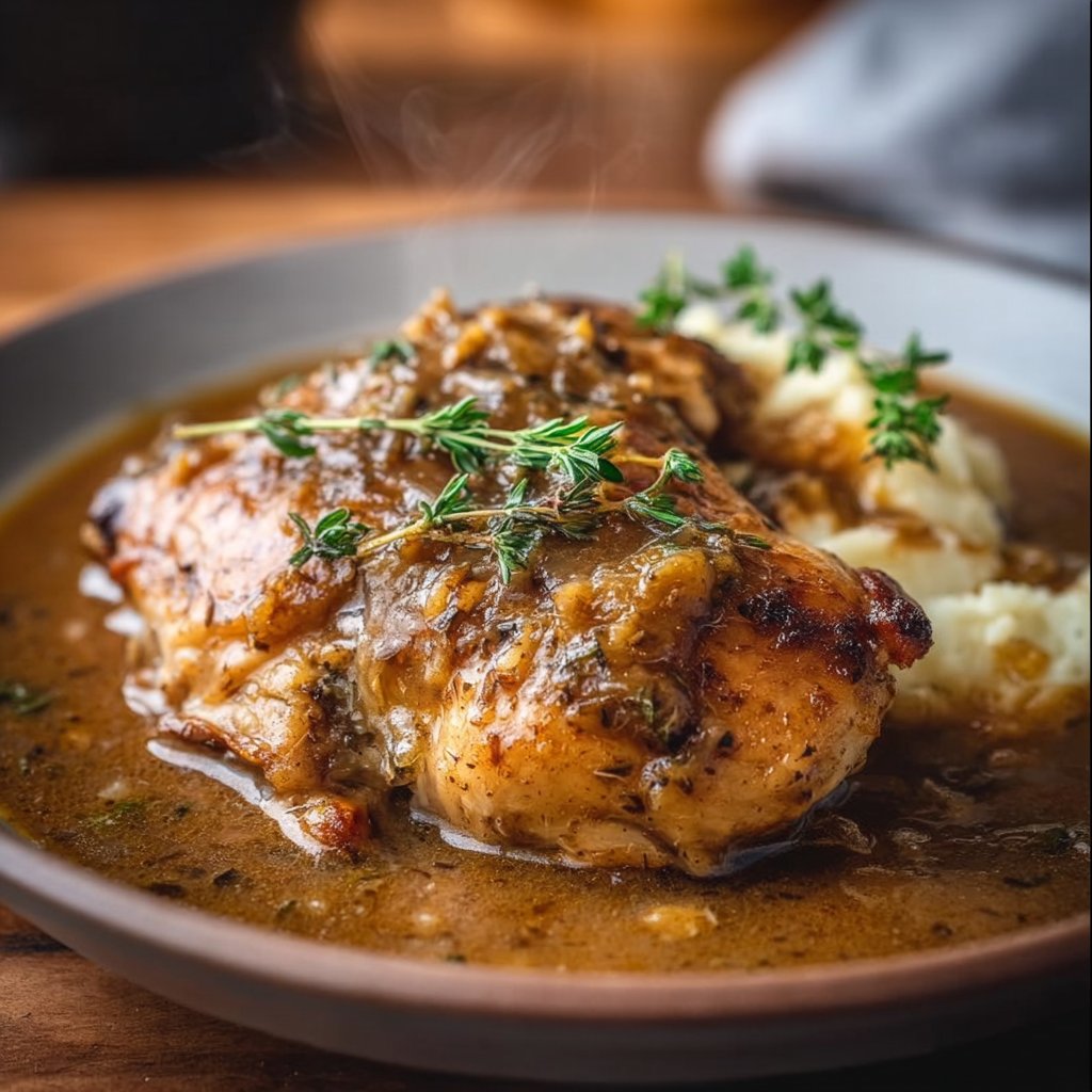 Crockpot Chicken and Gravy