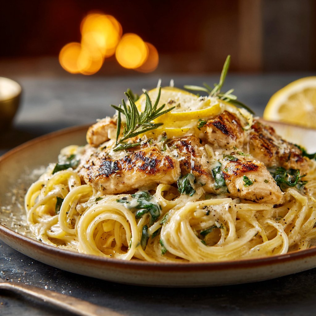 Lemon Butter Chicken Pasta