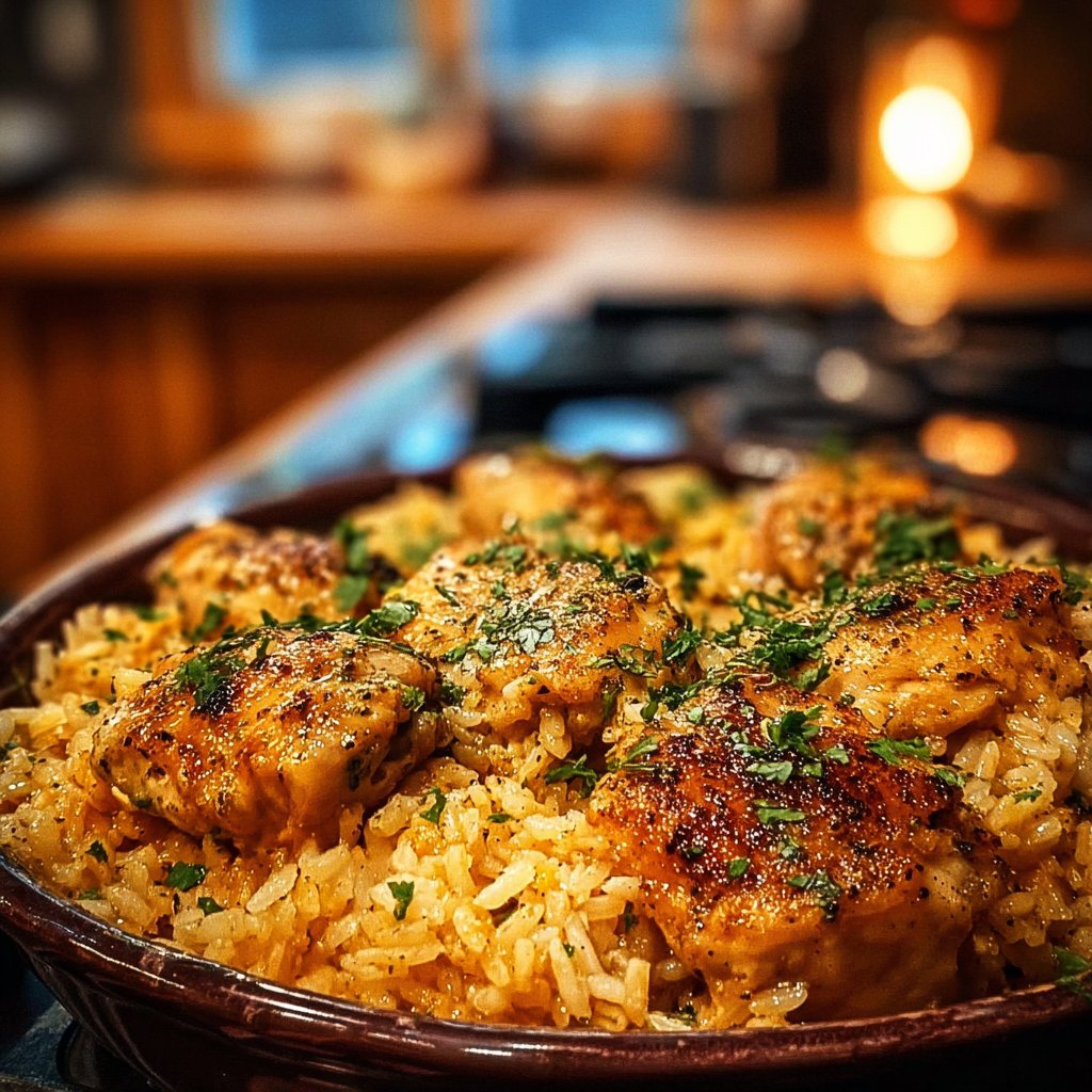 Forgotten Chicken and Rice