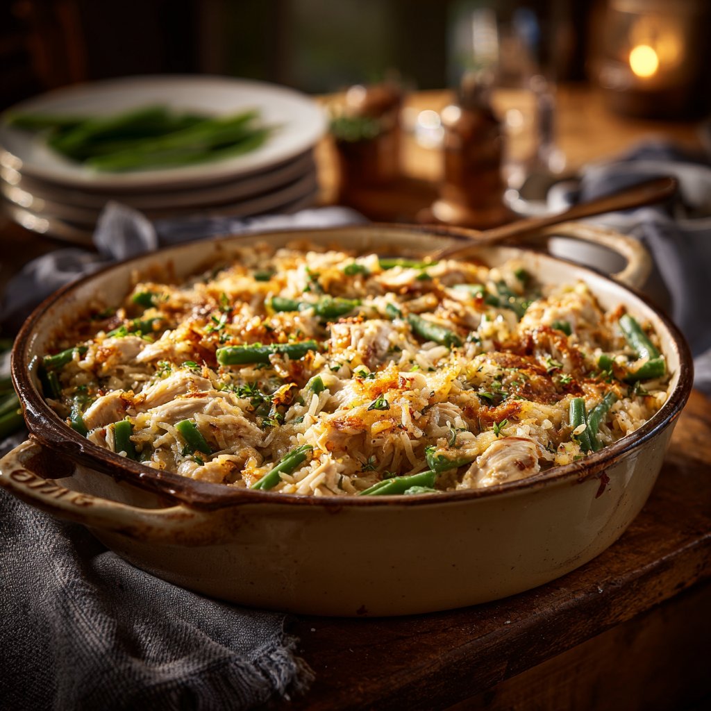 Chicken Green Bean Rice Casserole