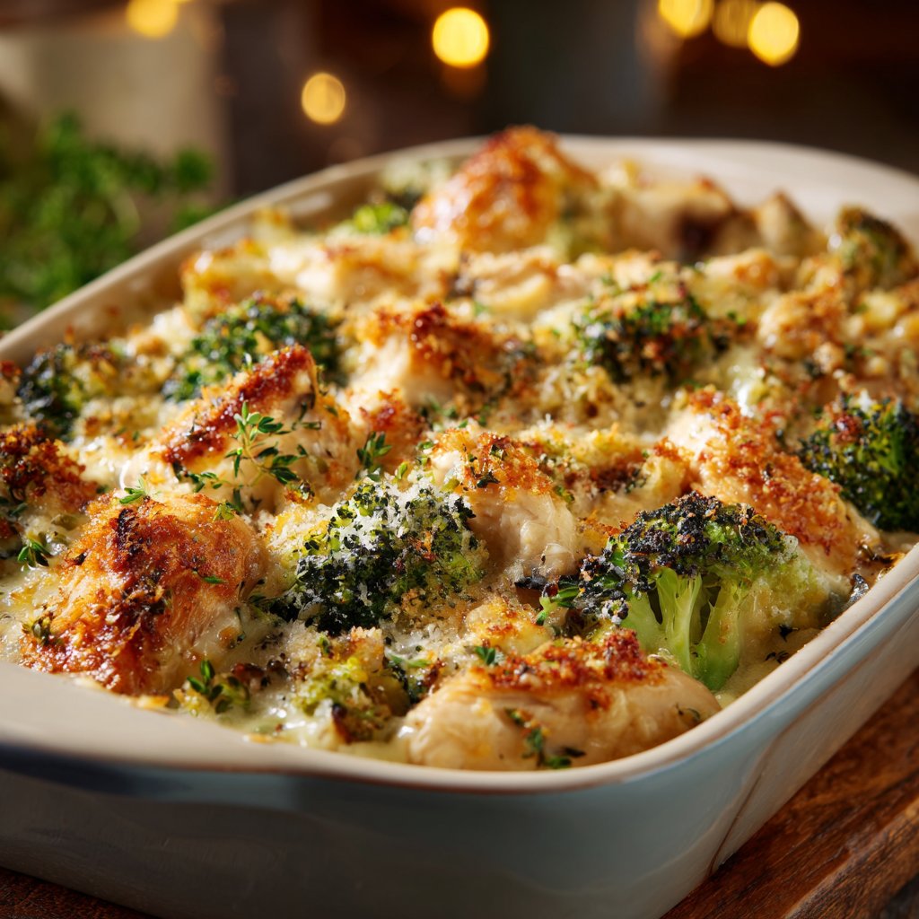 Creamy Chicken Broccoli Bake