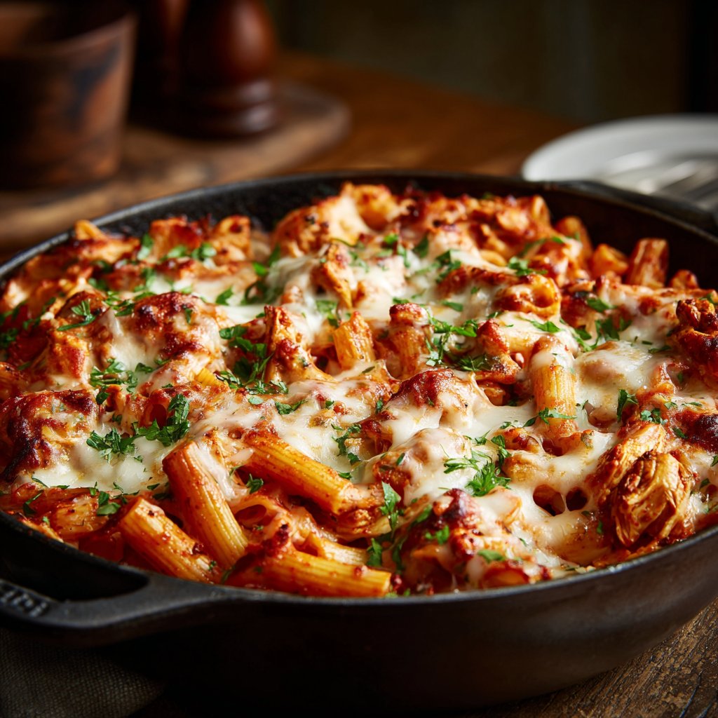 Easy Chicken Marinara Pasta Bake