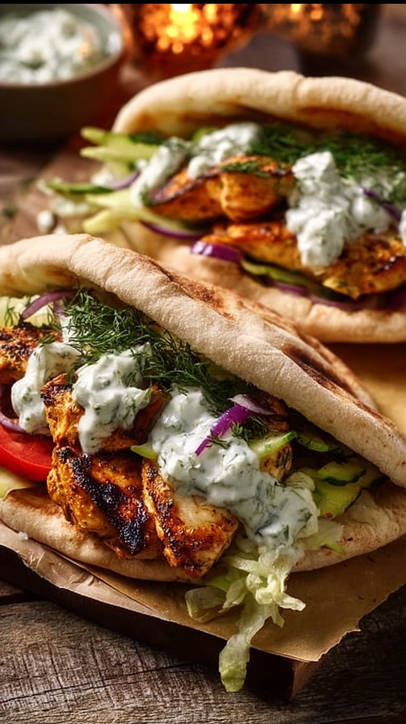 Sheet Pan Chicken Pitas with Herby Ranch