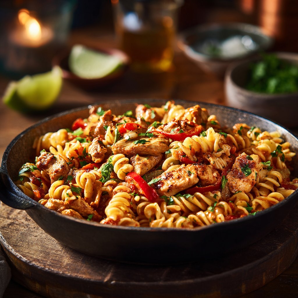 One-Pot Chicken Fajita Pasta