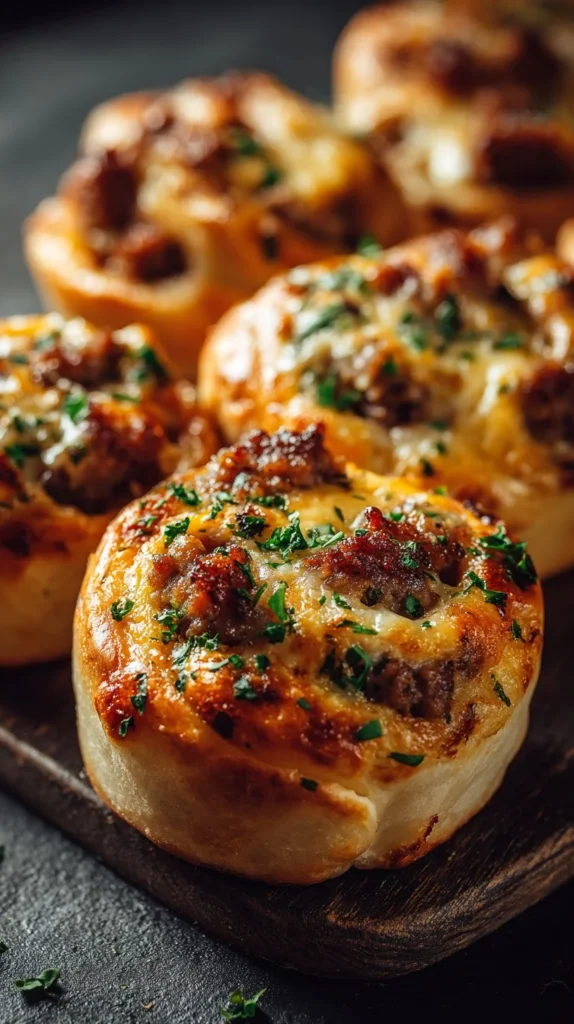 Freshly baked easy breakfast rolls served on a brunch table