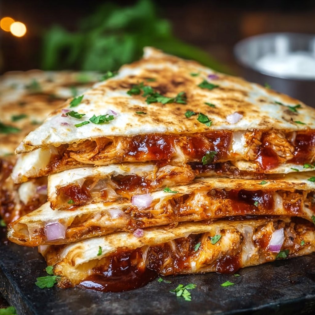 BBQ Chicken Quesadillas – The Perfect Easy Dinner Idea
