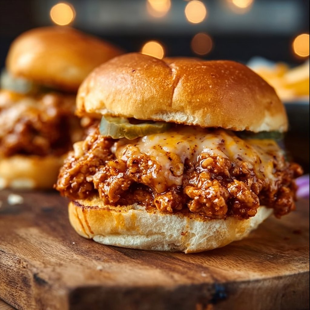 Cajun Chicken Sloppy Joes