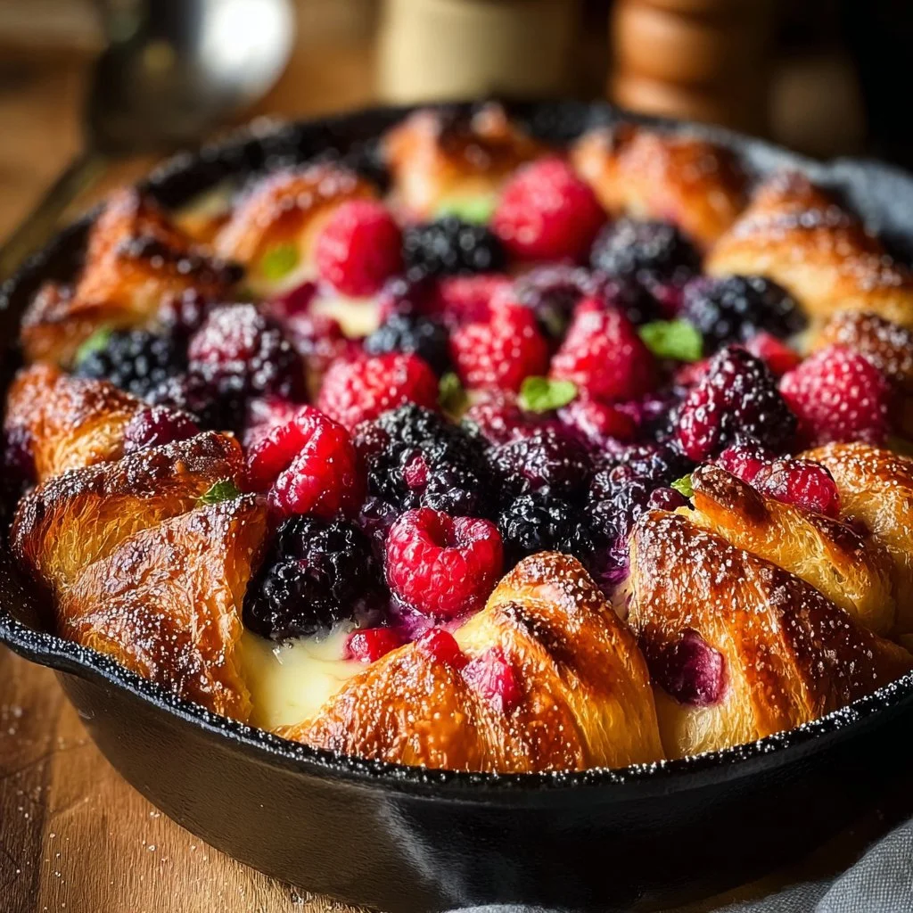 Berry Croissant Breakfast Bake