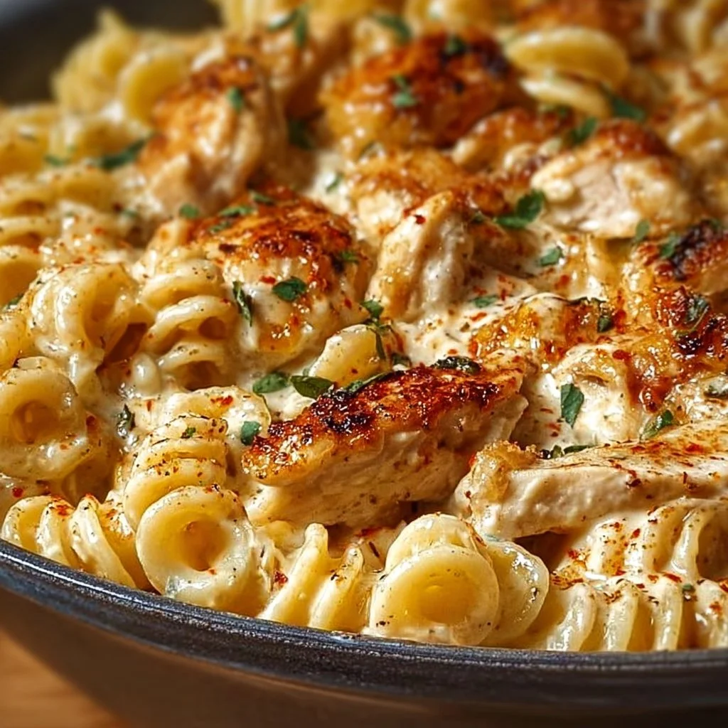 Cajun Cream Cheese Chicken Pasta Bake Recipe
