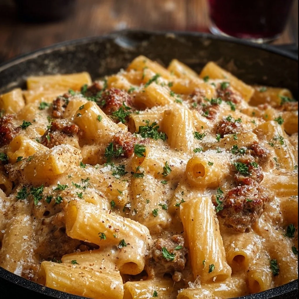 Creamy Italian Sausage Rigatoni