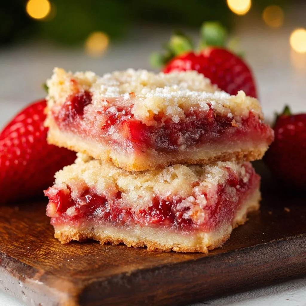 Strawberry Pie Bars