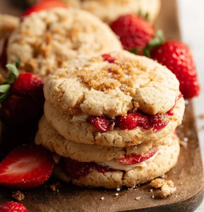 Strawberry Shortcake Cookies
