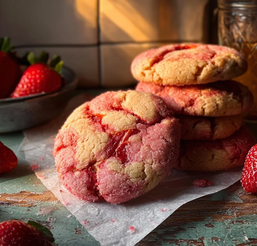 Strawberry Sugar Cookies