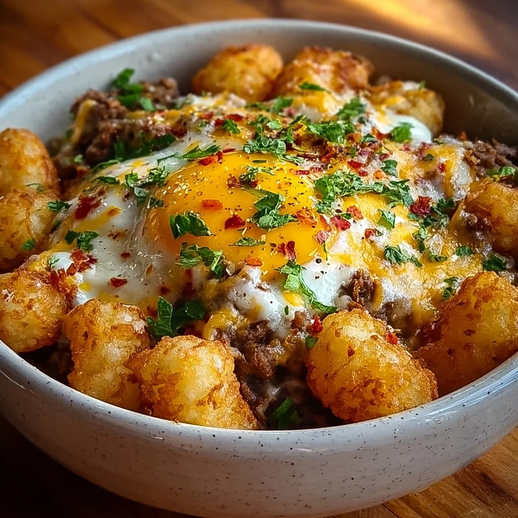 Ultimate Tater Tot Breakfast Bowl